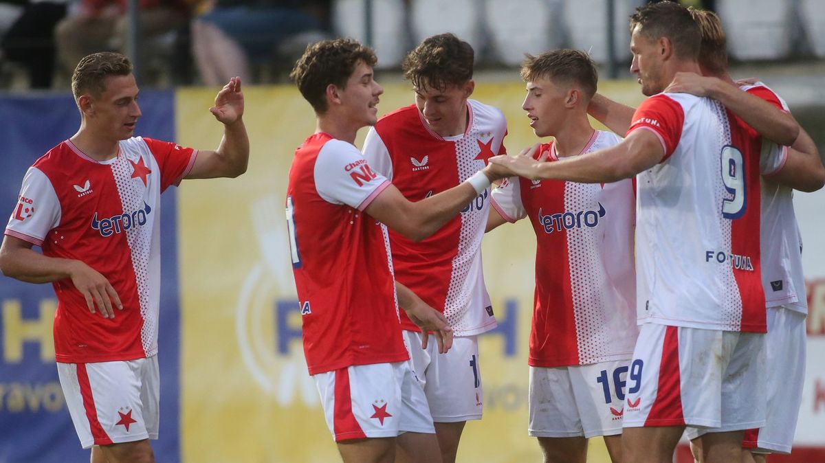 Rezerva Slavie v předehrávce druhé ligy porazila Ústí nad Labem